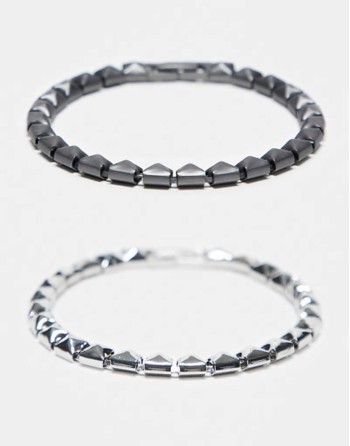 unisex beady bracelet 2 pack
