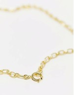 18k plated chain necklace in gold