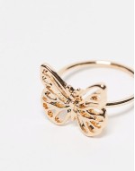 butterfly ring in gold
