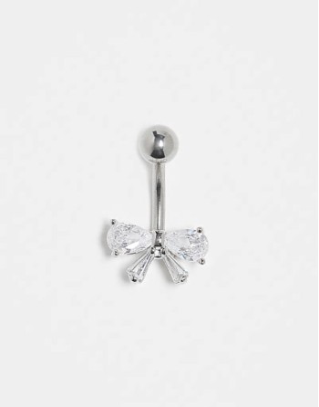 bow belly bar in silver steel