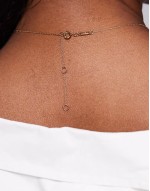 cerisee cherry charm necklace in gold plated